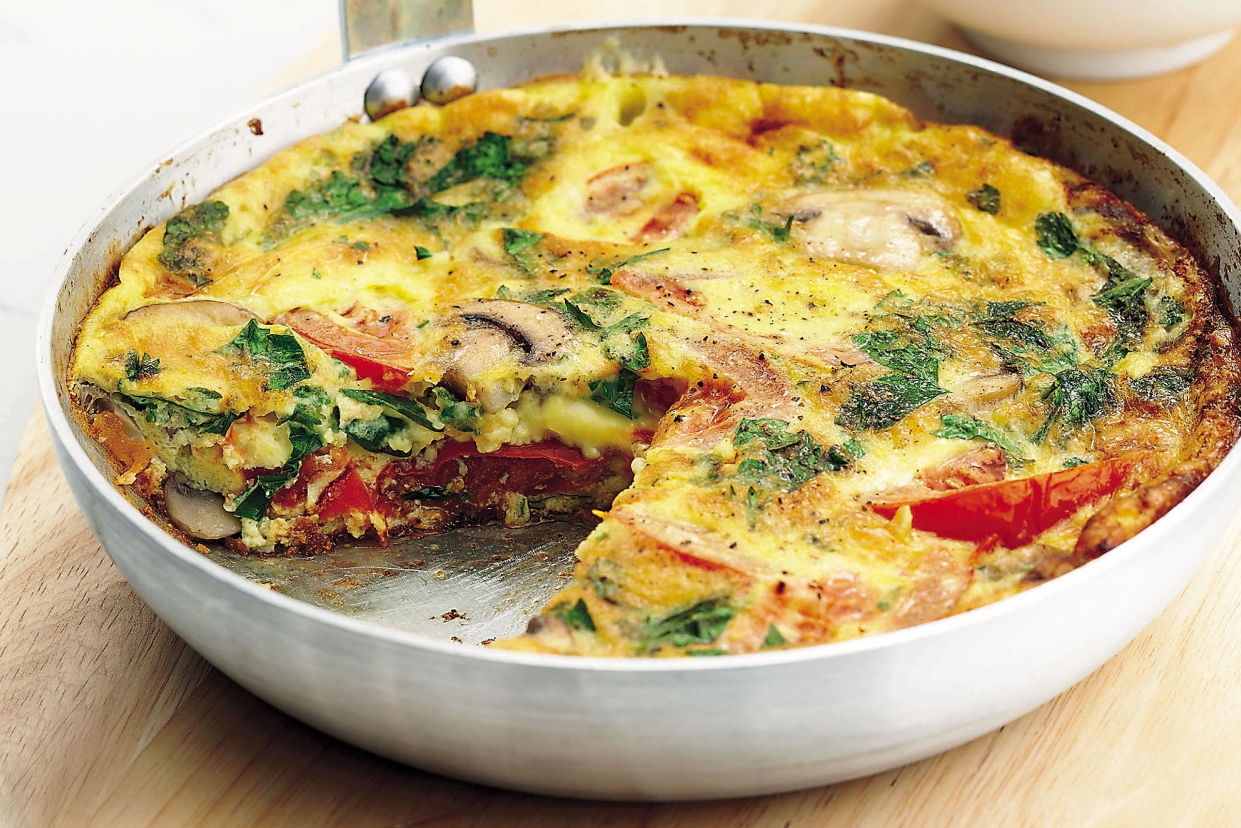 Omelette Frittata (Omelette Kiểu Ý)